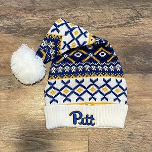Pitt Panthers NCAA Fair Isle Knit Pom Pom Hat